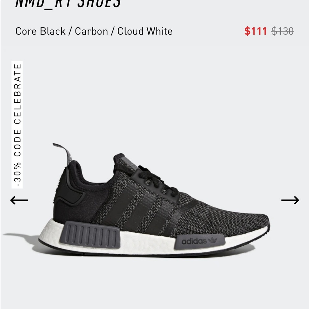 Mens Adidas Originals NMD_R1 Running Sneaker